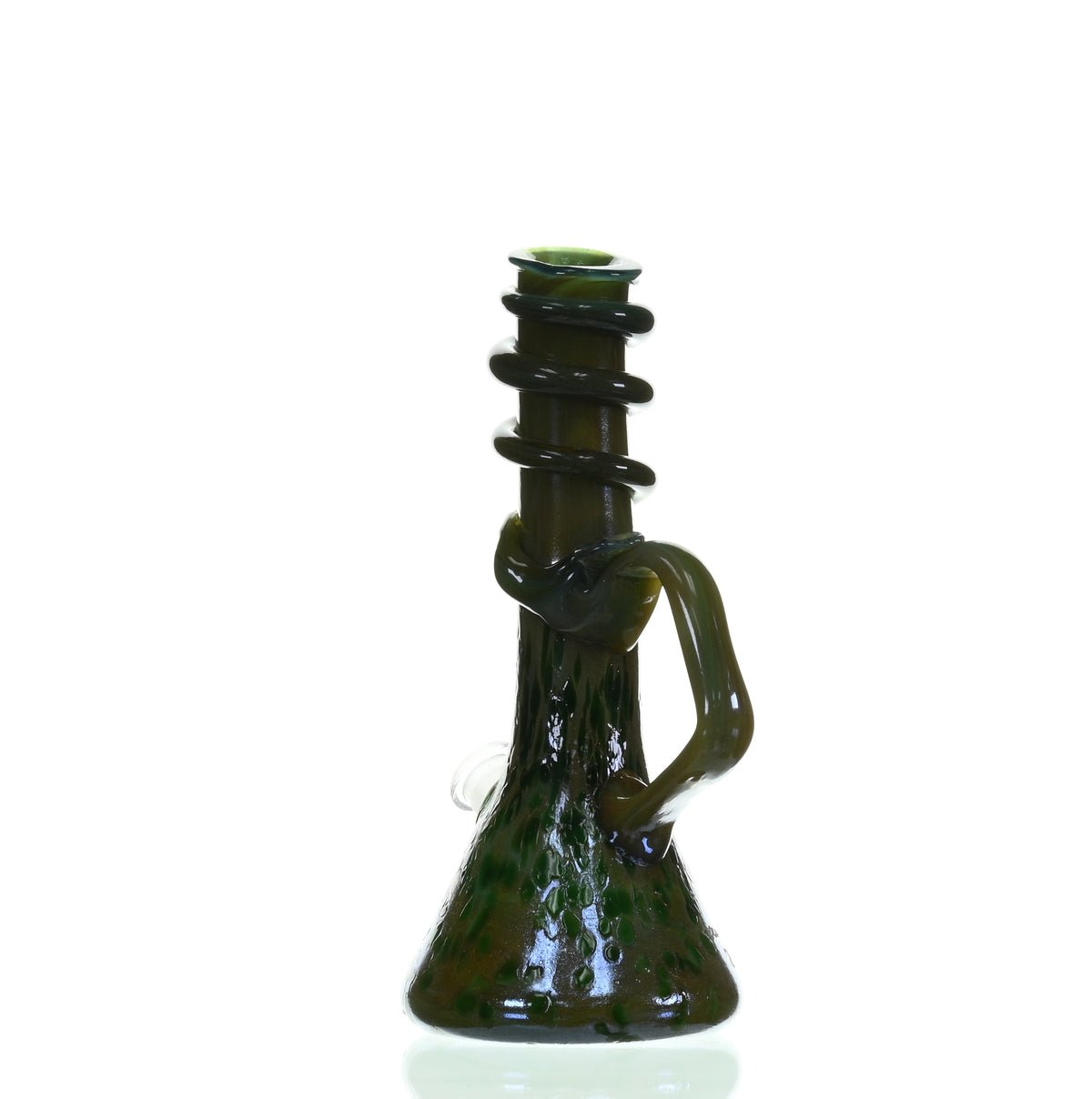 Elegant design details of SPECIAL K GLASS Soft Glass Medium Cookie Handle Waterpipe #148