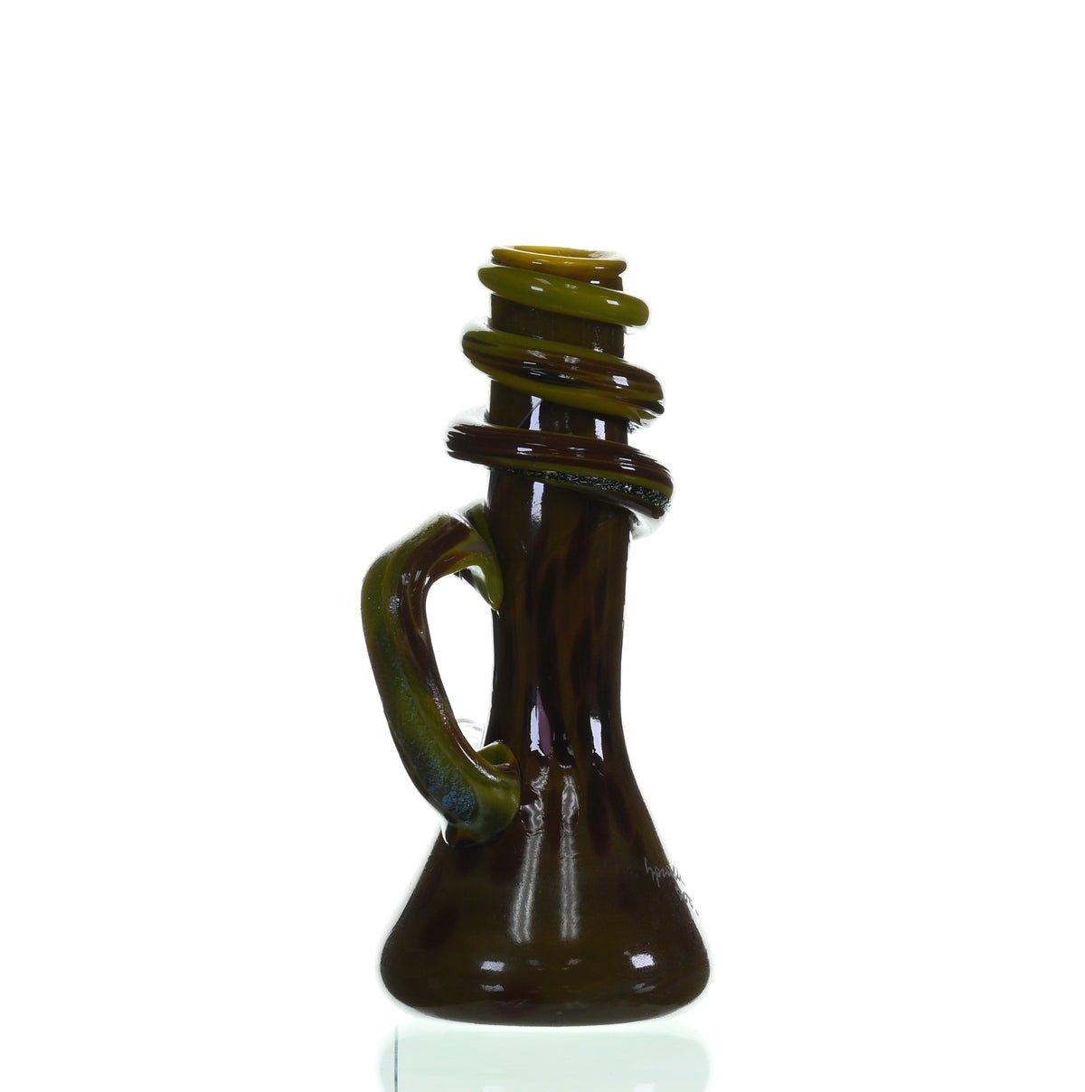 SPECIAL K GLASS Soft Glass Medium Cookie Handle #149 with 18mm joint and downstem