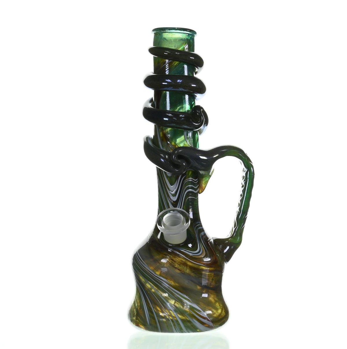 SPECIAL K GLASS Soft Glass Medium Cookie Handle #158 premium American glass waterpipe