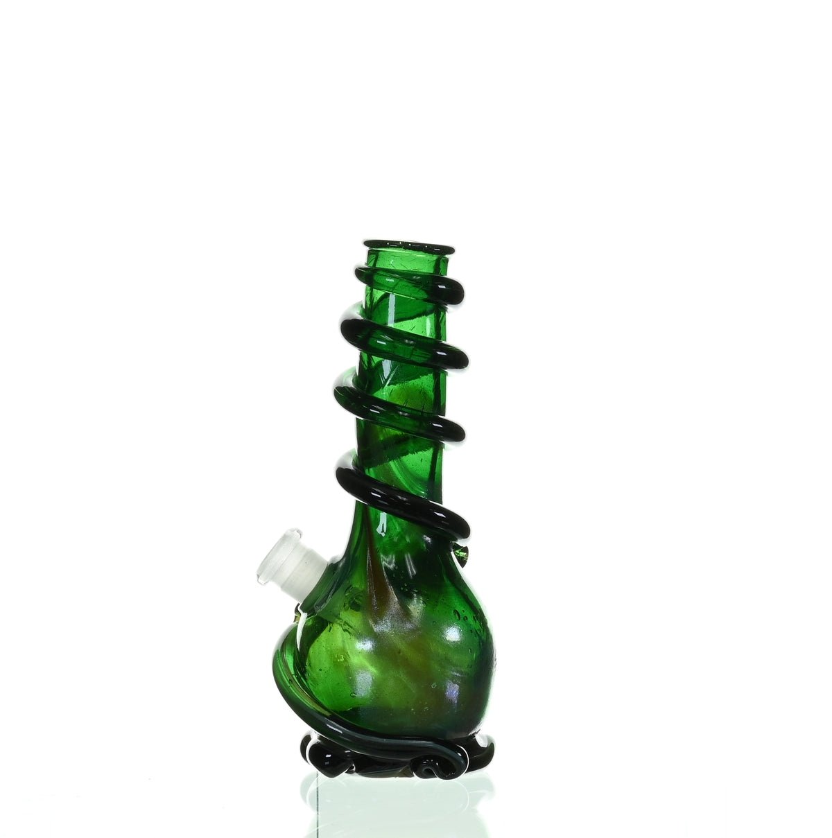 SPECIAL K GLASS Soft Glass Small Cookie Handle 14mm Close-up - Specialty Glass Design