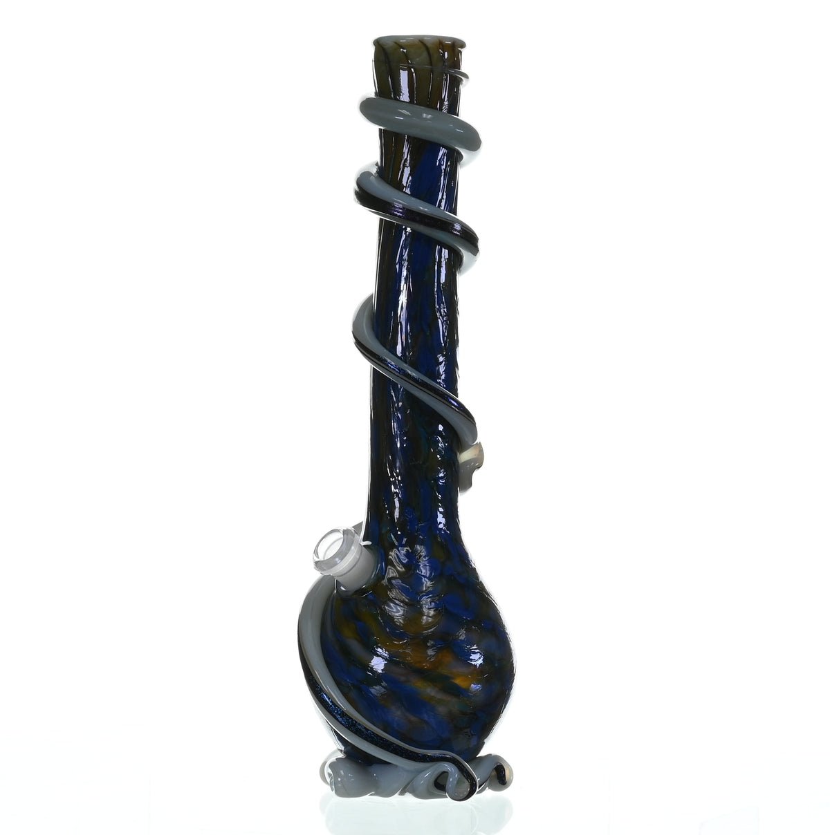 SPECIAL K GLASS Soft Glass XL Cookie Handle #205 detailed view of glass art