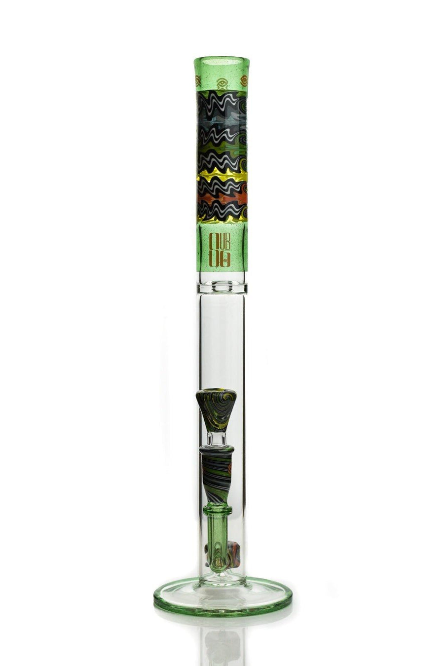 Subliminal Glass Gobs Glass Waterpipe 19"