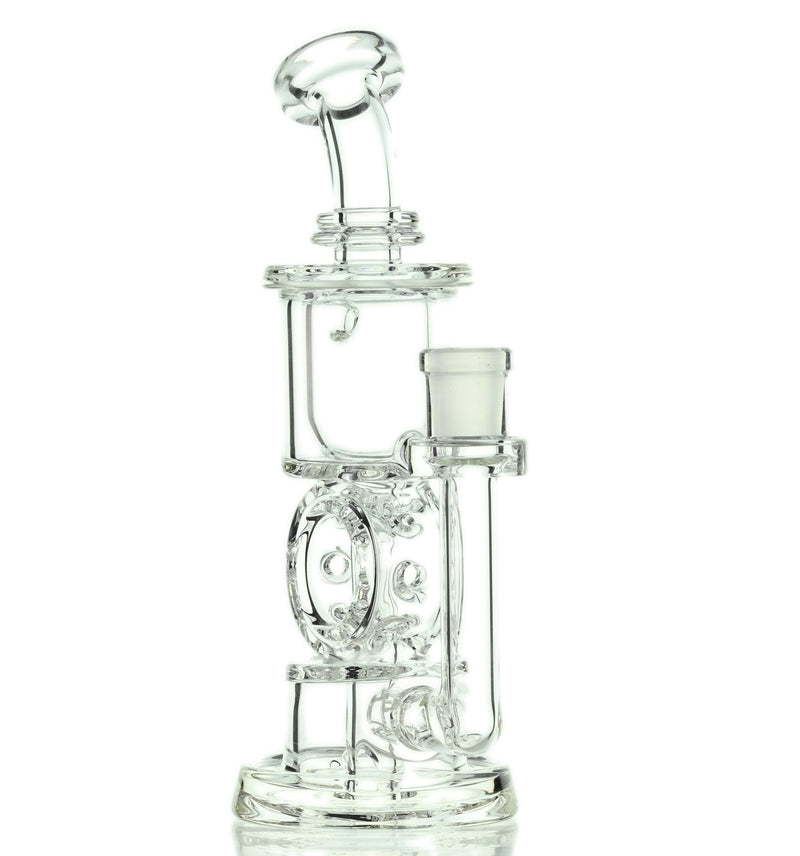 Swiss Donut incycler by leisure clear - Smoke Spot Smoke Shop