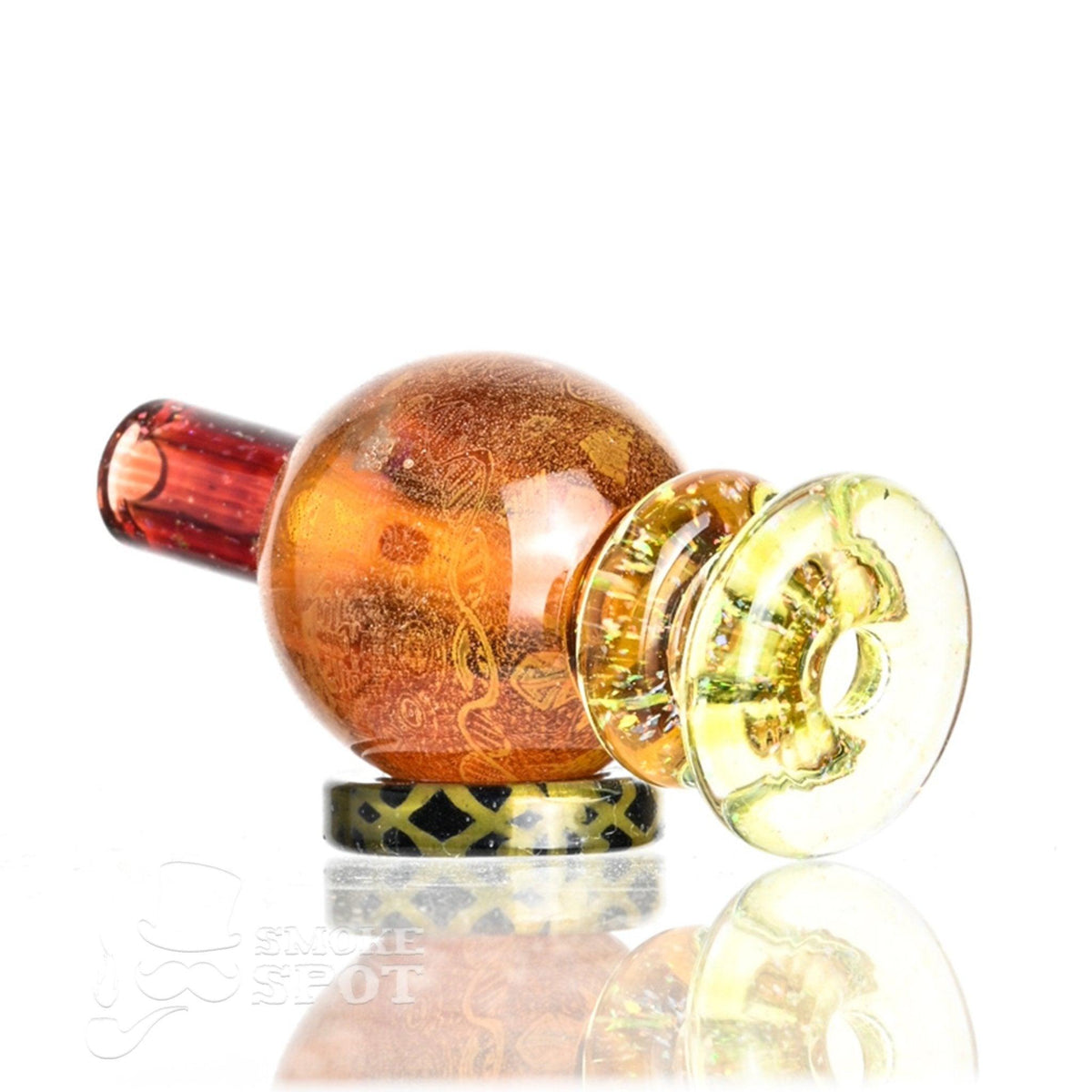 Premium glass craftsmanship of Taco Glass Bubble Cap #105