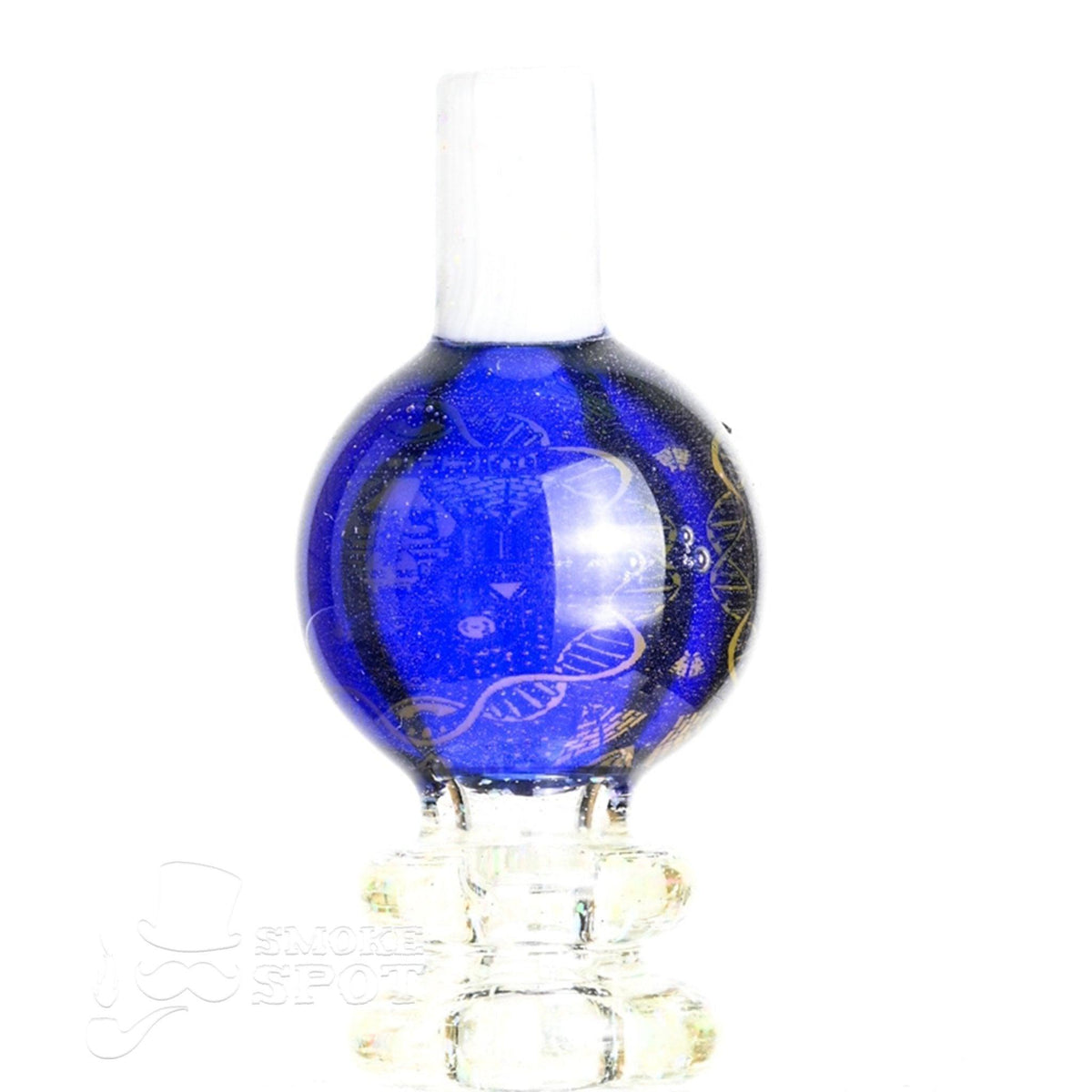 Close-up of Taco Glass Bubble Cap #112 glass craftsmanship