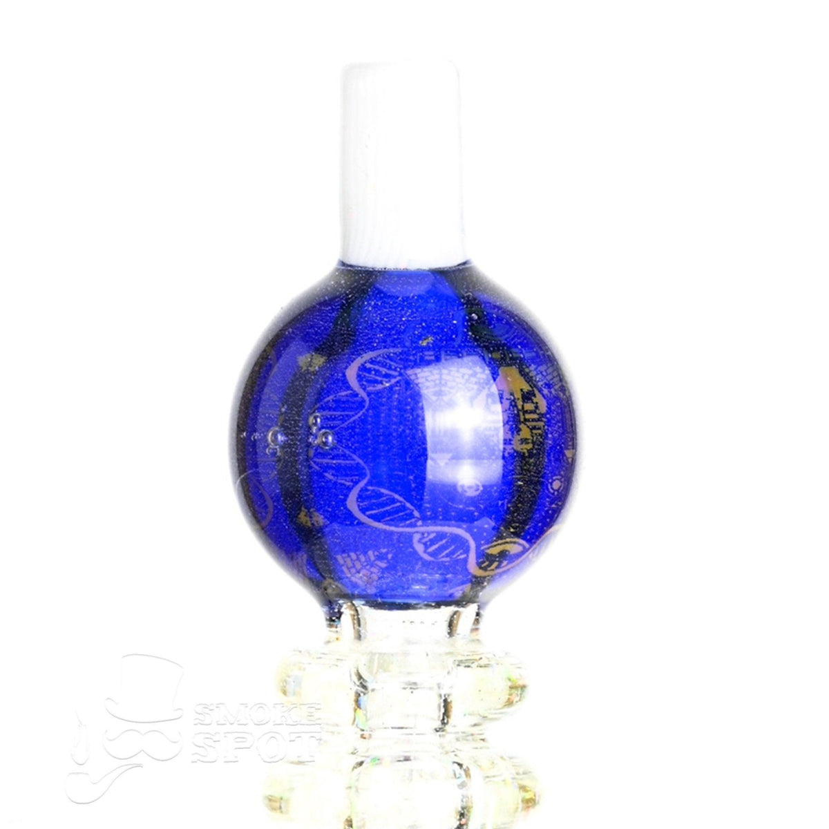 Taco Glass Bubble Cap #112 top view highlighting bubble cap design