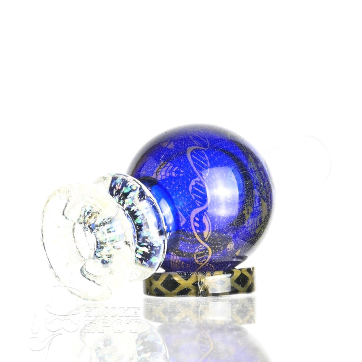 Taco Glass Bubble Cap #112 detailed hologram bubble design