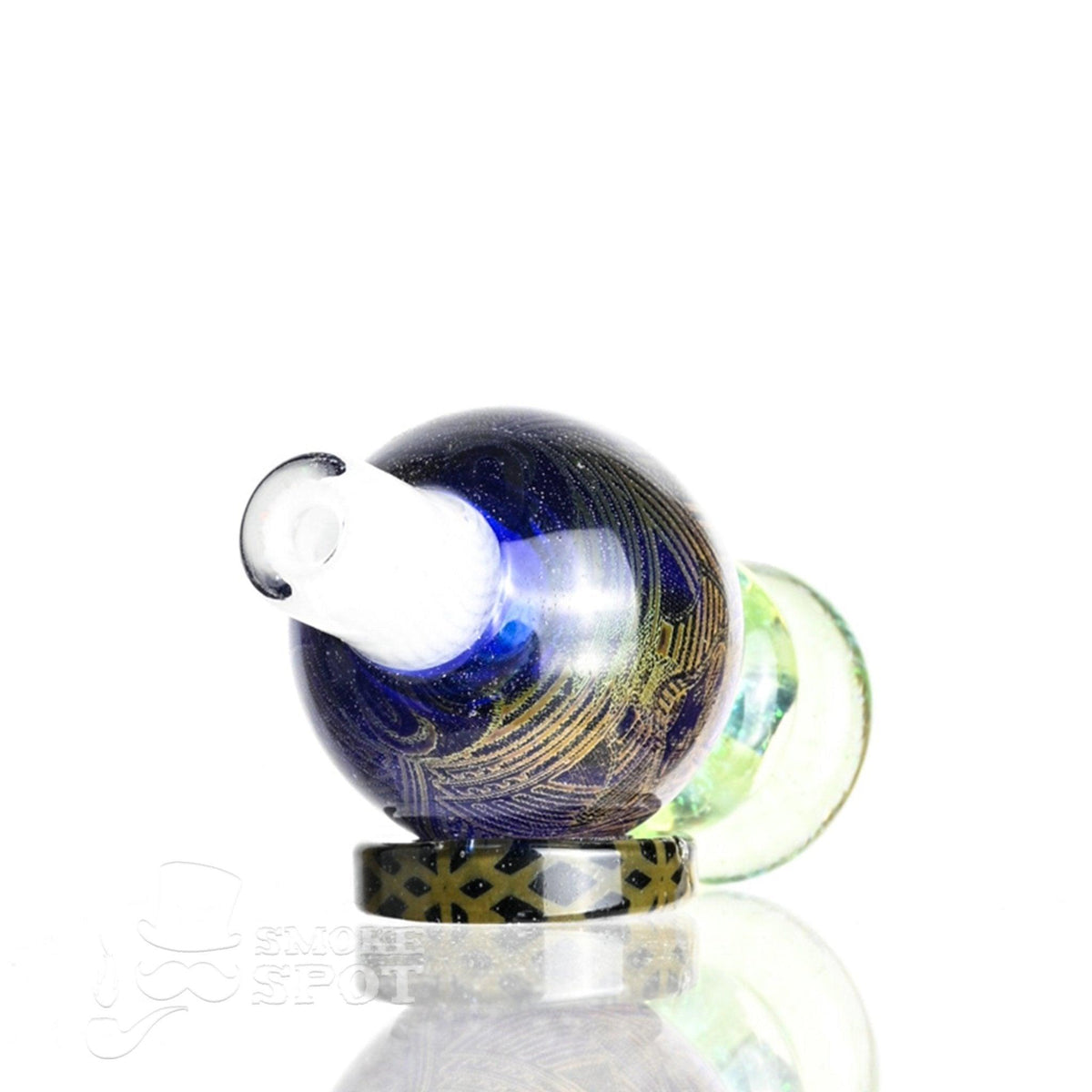 Artistic hologram bubble detail on Taco Glass Bubble Cap #117