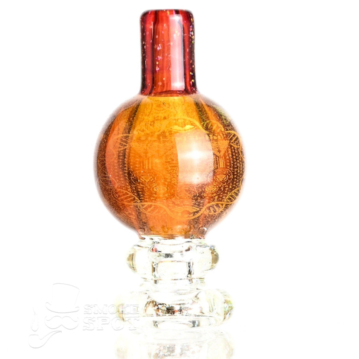 Taco Glass Bubble Cap #121 on rig showing functional design