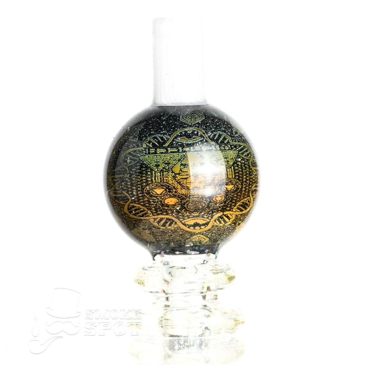 Taco Glass Bubble Cap #122 top view - Smoke Spot Smoke Shop