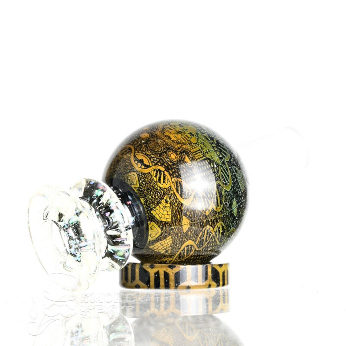 Taco Glass Bubble Cap #122 detail shot - Smoke Spot Smoke Shop