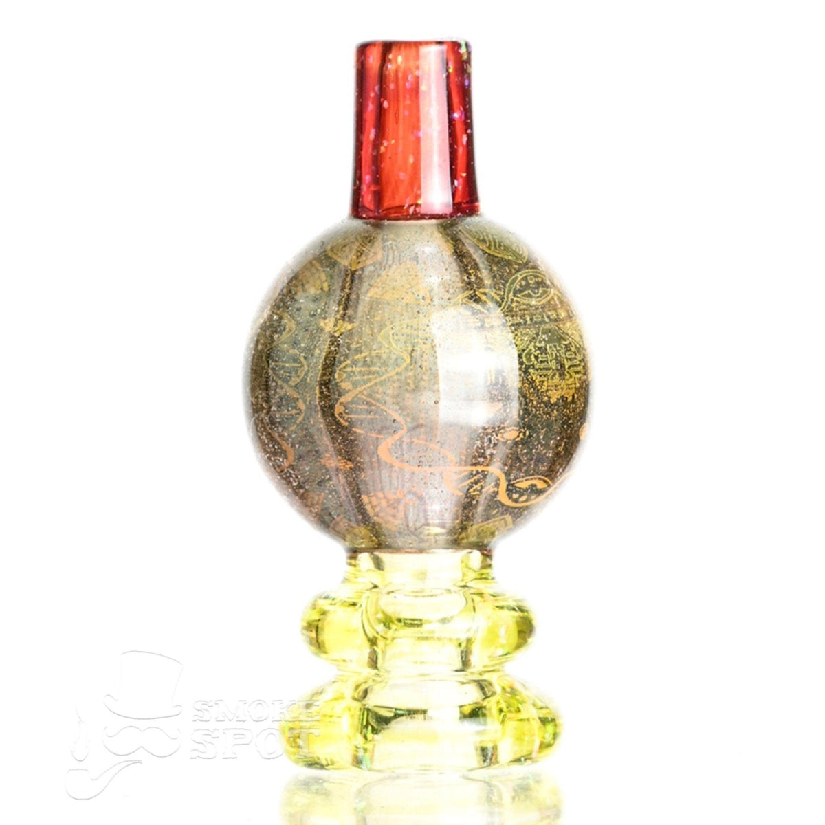 Taco Glass Bubble Cap #126 holgram bubble cap for glass rigs