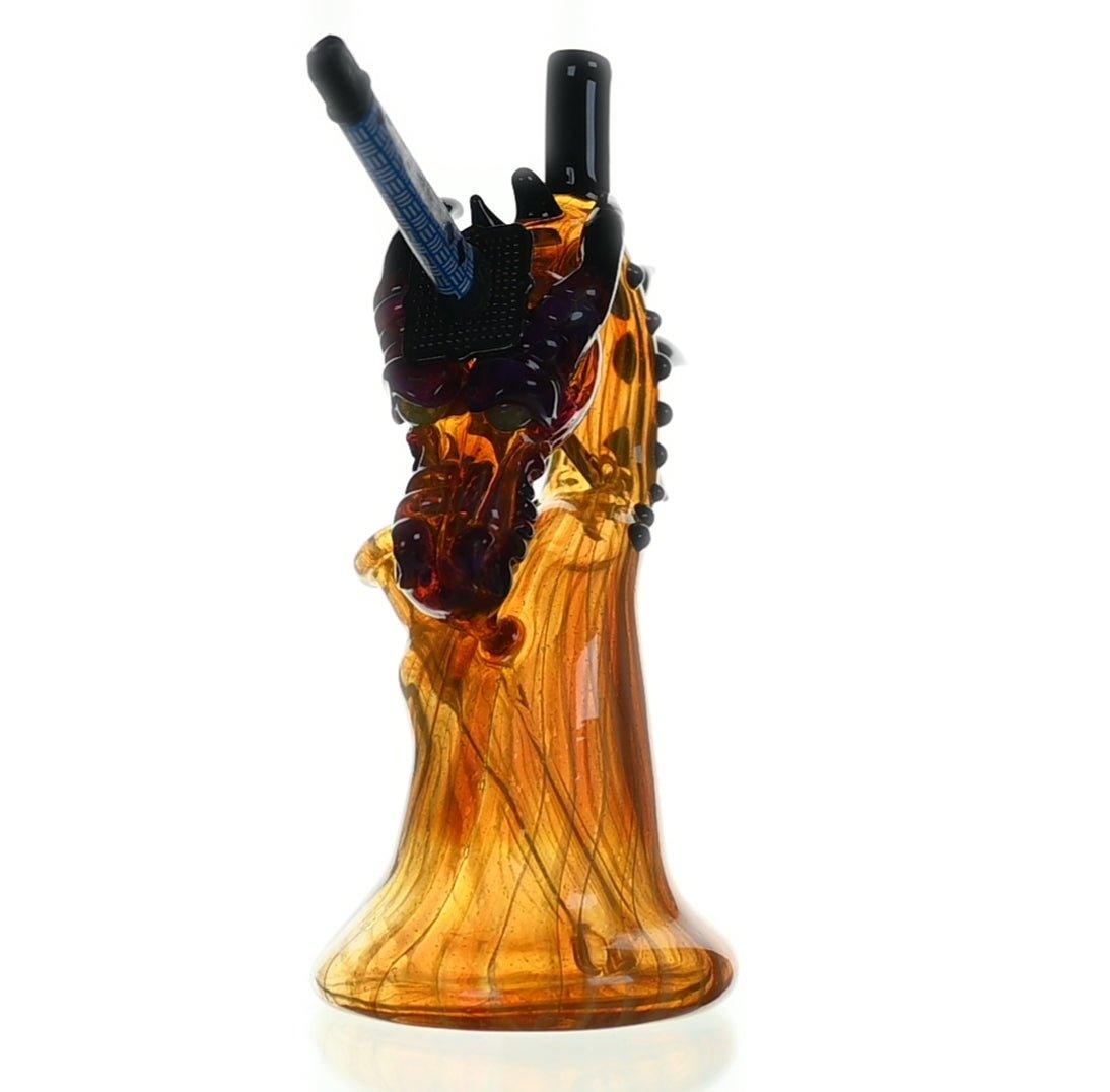 Tony Kazy Medium Dragon Rig #104 premium 7-inch glass waterpipe with 10mm 45 degree joint
