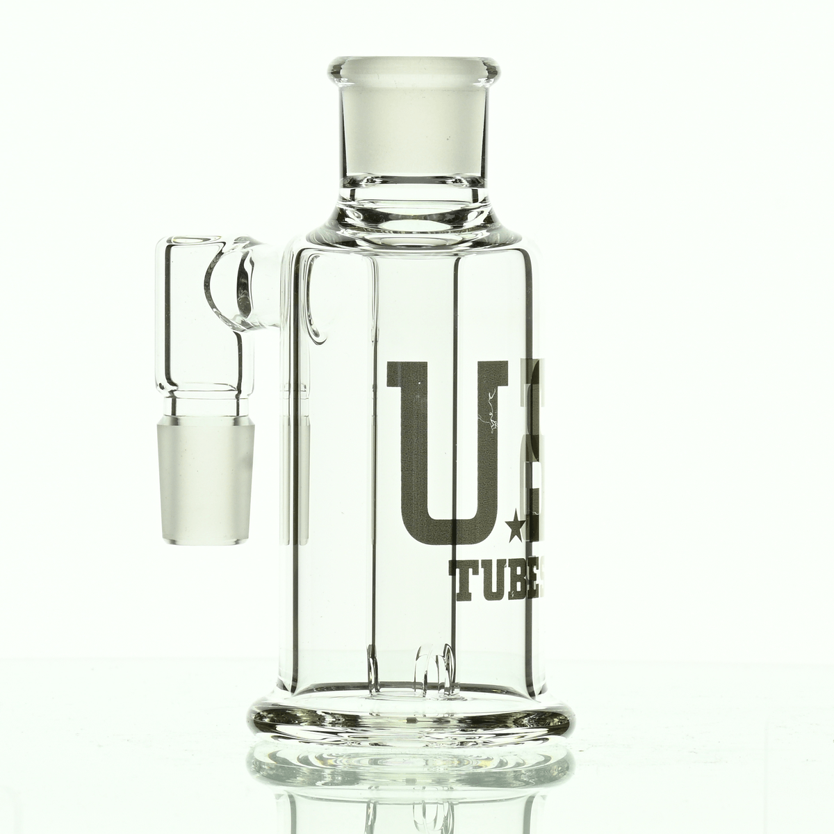 US TUBES ASH CATCHER 19MM/90 SILVER LOGO - Smoke Spot Smoke Shop