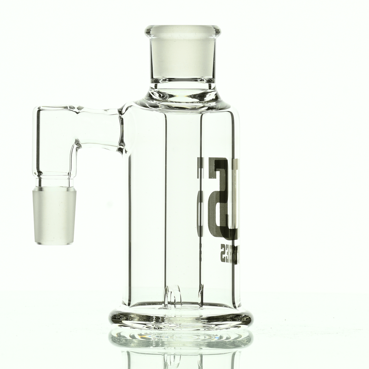 US TUBES ASH CATCHER 19MM/90 SILVER LOGO - Smoke Spot Smoke Shop