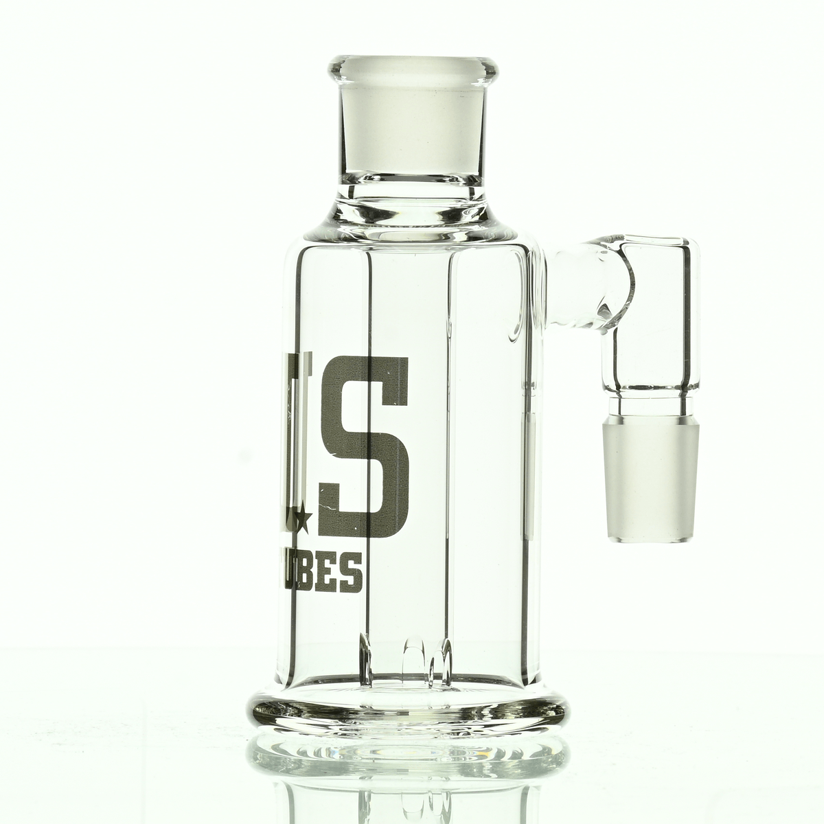 US TUBES ASH CATCHER 19MM/90 SILVER LOGO - Smoke Spot Smoke Shop