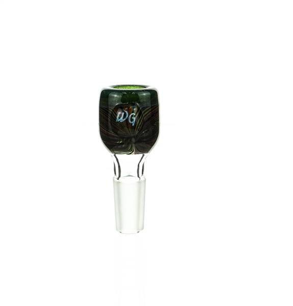 Side view of Waterhouse Glass Bowl Piece 25 14mm dry herb slide - Smoke Spot Smoke Shop