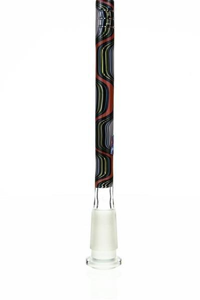 Waterhouse Glass 6 inch worked downstem with 6 slits - Smoke Spot Smoke Shop