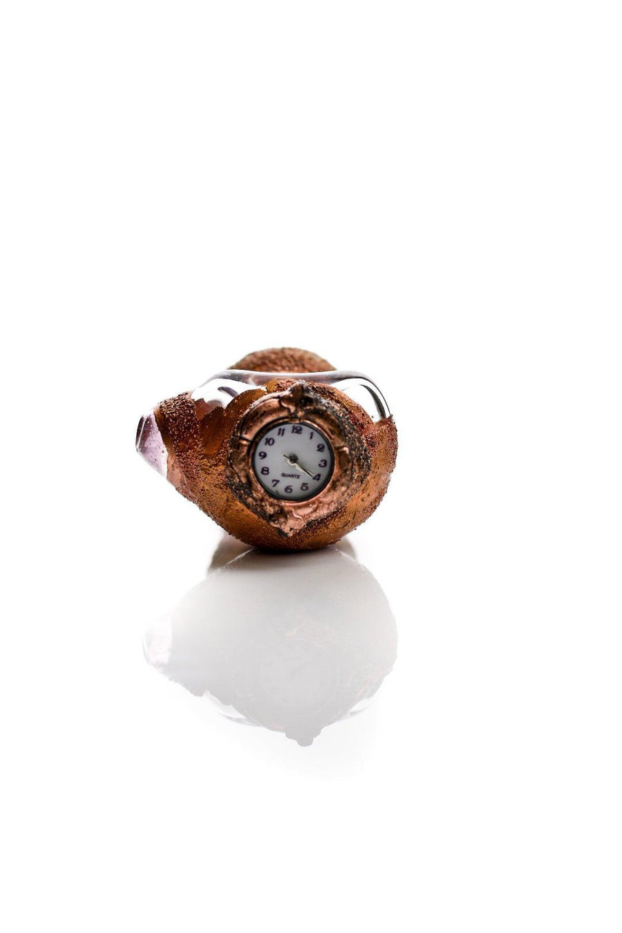 Working watch spoon Cherry Glass